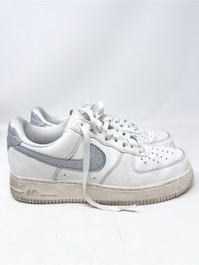 NIKE WHITE AIR FORCE ONE SNEAKERS SZ 9